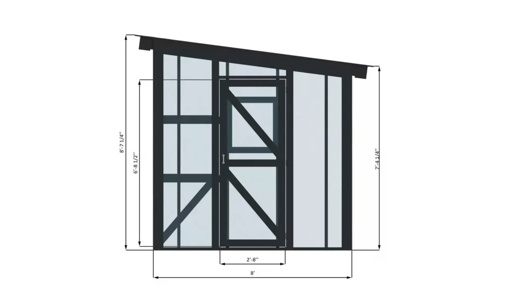 Greenhouse Building Plans 8x12 Greenhouse With Gardening Shelves
