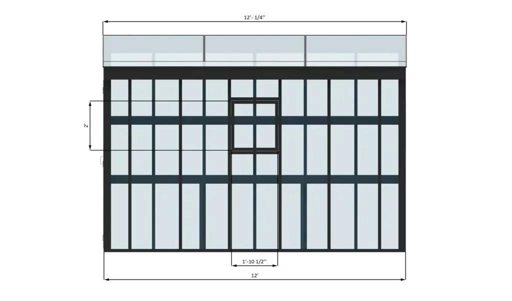 Greenhouse Building Plans 8x12 Greenhouse With Gardening Shelves