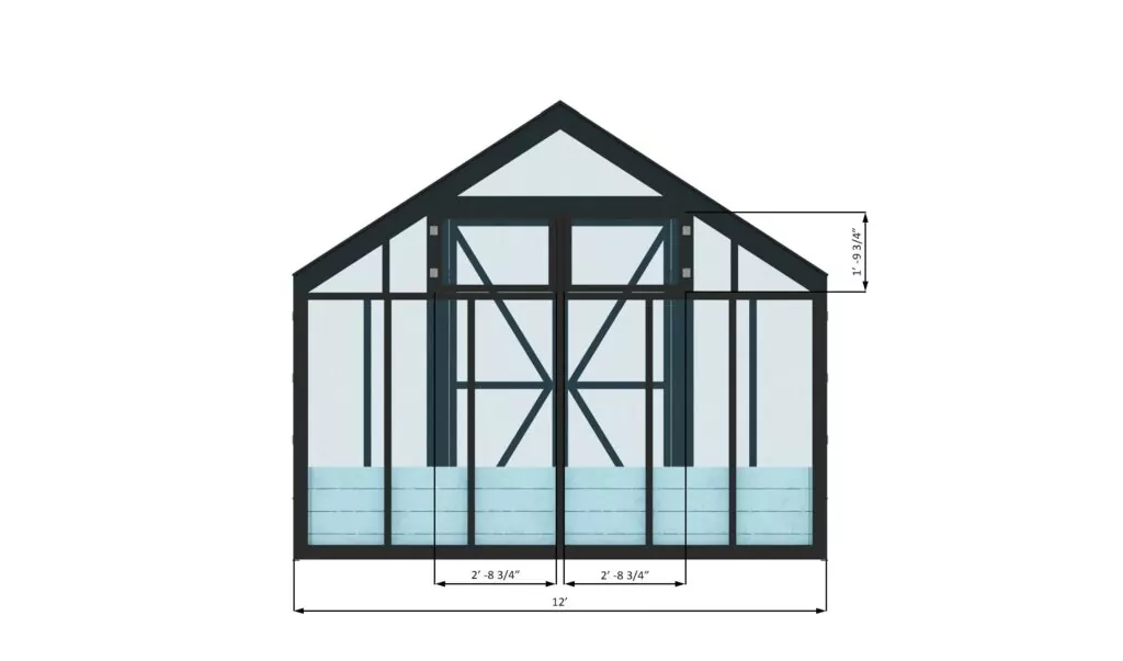 Large Greenhouse Plans 12x16 DIY Greenhouse With Garden Beds