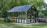 DIY Large Greenhouse With Raised Garden Beds Design