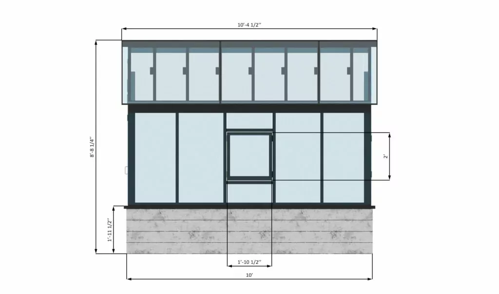 8x10 DIY Greenhouse Plan With Raised Garden Beds