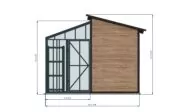 12x12 DIY Greenhouse-Shed Plans With Gardening Shelves