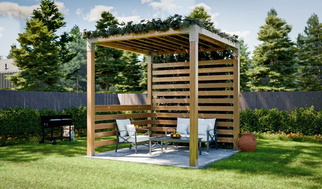 DIY 10x10 Contemporary Pergola