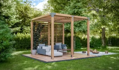 diy cheap modern garden pergola