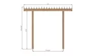 12x12 Attached Pergola Plans