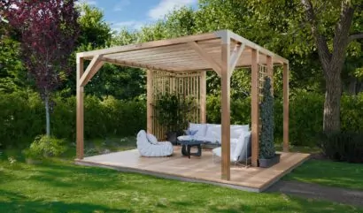 diy garden canopy pergola with deck idea