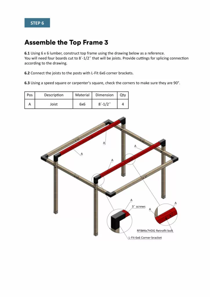 16x16-garden-pergola-top-framing