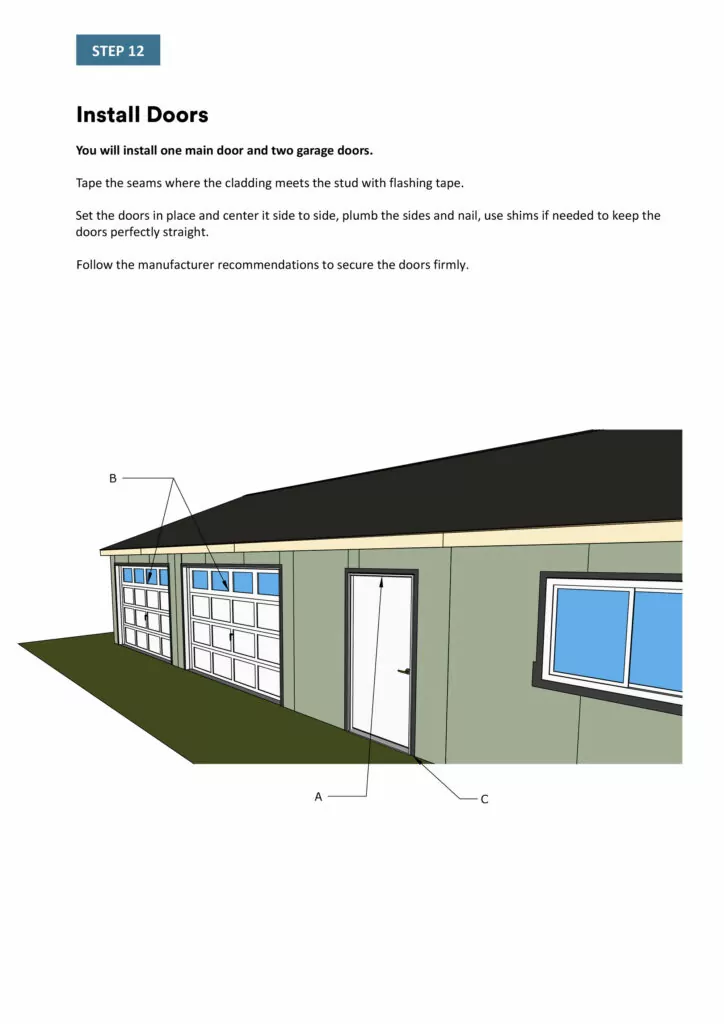 30x40-garage-shed-door-installation