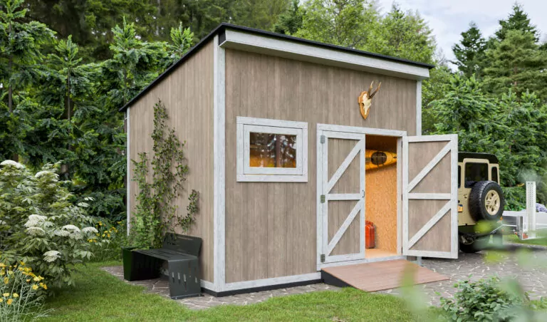 10x12 classic lean to storage shed
