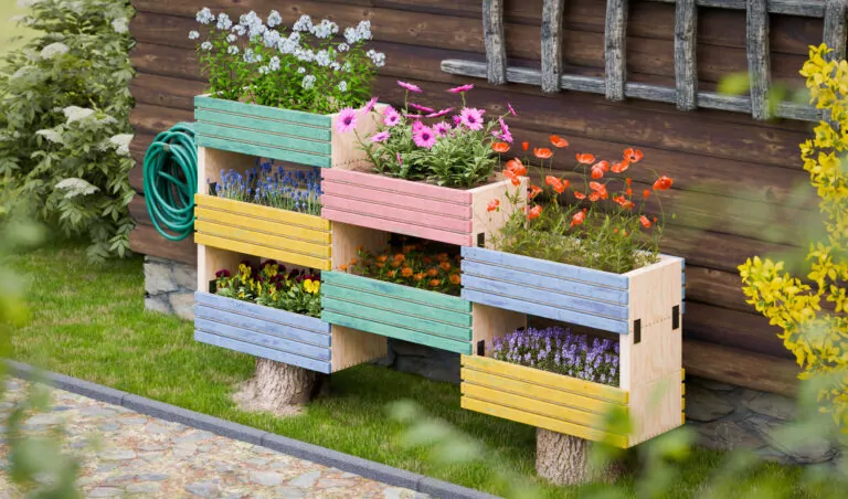 1x6 tiered raised garden planter