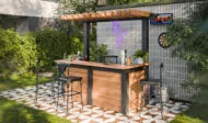 4x8 small backyard bar
