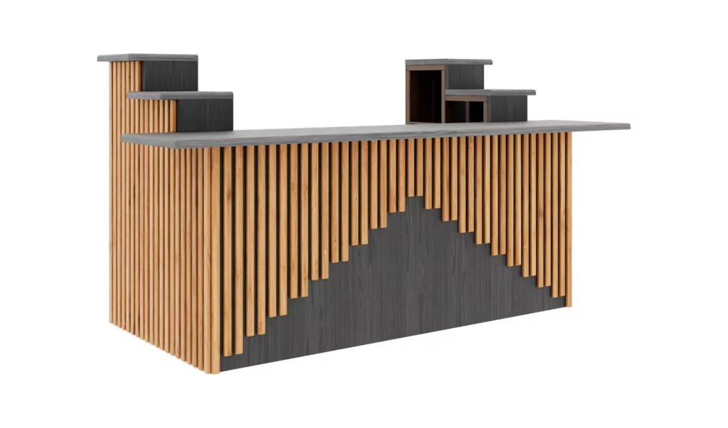 4x8 outdoor garden bar view