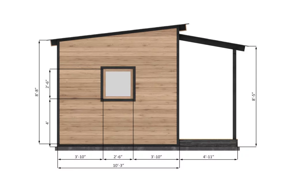 10x10-she-shed-with-porch-left-side-dimensions
