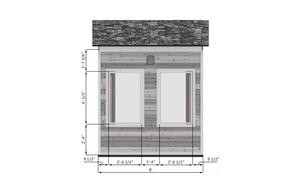 8x8-small-she-shed-front-side-dimensions