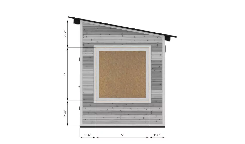8x8-small-she-shed-right-side-dimensions