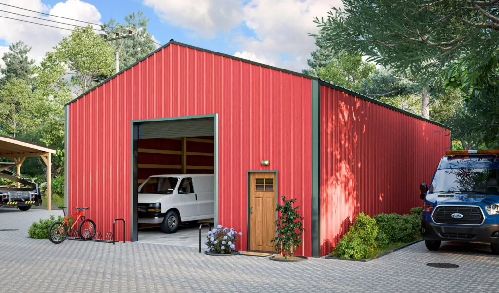 30x50-pole-barn-front-side-view